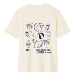 T-shirt crème "picto" 2026