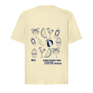 T-shirt jaune "picto" 2026